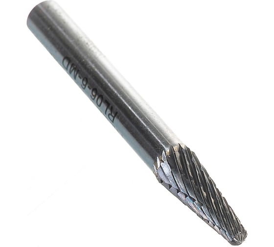 Борфреза твердосплавная форма L сфероконическая (6х16х6х50 мм) REEZO TOOLS RL06-6-MD 1