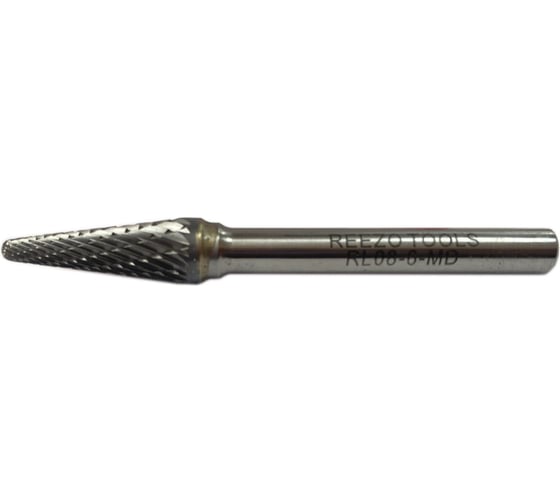 Борфреза твердосплавная форма L сфероконическая (8х22х6х67 мм) REEZO TOOLS RL08-6-MD