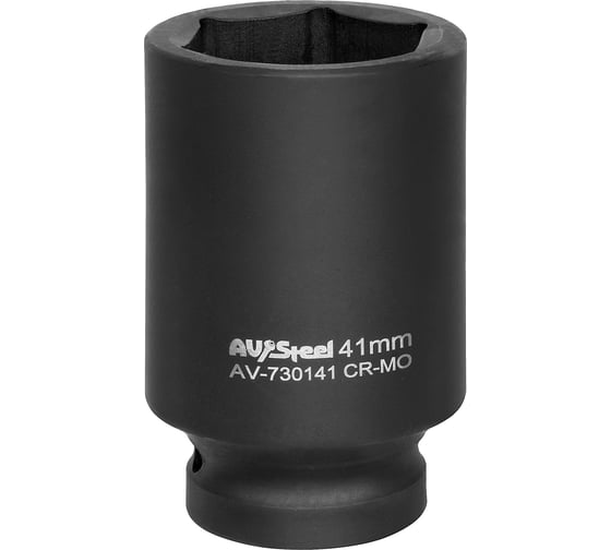 Головка ударная шестигранная удлиненная 41 мм, 3/4"DR AV Steel AV-730141 1