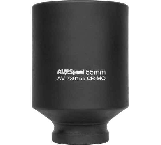 Головка ударная шестигранная удлиненная 55 мм, 3/4"DR AV Steel AV-730155