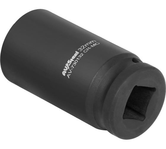 Головка ударная шестигранная удлиненная 32 мм, 3/4"DR AV Steel AV-730132