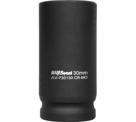 Головка ударная шестигранная удлиненная 30 мм, 3/4"DR AV Steel AV-730130