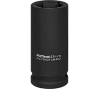 Головка ударная шестигранная удлиненная 27 мм, 3/4"DR AV Steel AV-730127