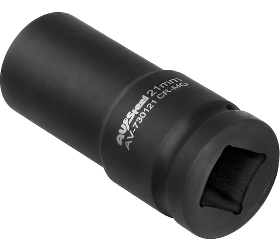 Головка ударная шестигранная удлиненная 21 мм, 3/4"DR AV Steel AV-730121