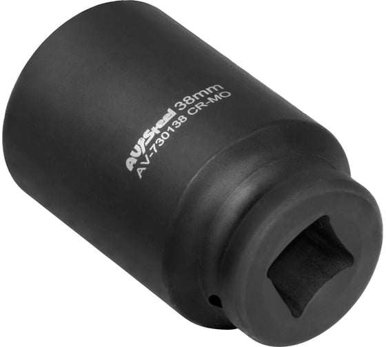 Головка ударная шестигранная удлиненная 38 мм, 3/4"DR AV Steel AV-730138