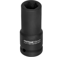 Головка ударная шестигранная удлиненная 19 мм, 3/4"DR AV Steel AV-730119