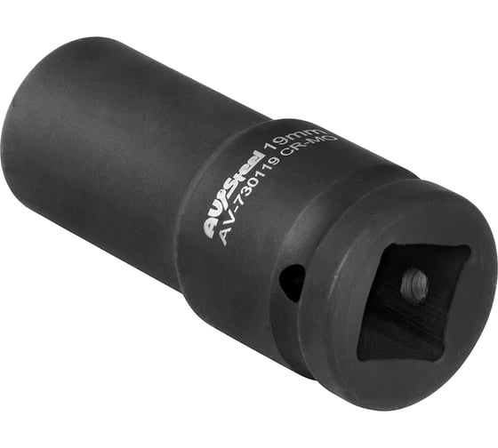 Головка ударная шестигранная удлиненная 19 мм, 3/4"DR AV Steel AV-730119