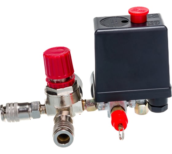 Реле для компрессора в сборе 220 В 2 быстр. выхода Pegas pneumatic 2601И
