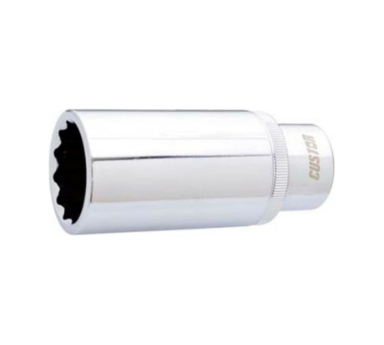 Головка торцевая глубокая 12-гранная (12 мм; 1/4") CUSTOR 0250120 1