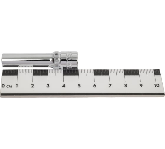 Головка торцевая глубокая 12-гранная (6 мм; 1/4") CUSTOR 0250060