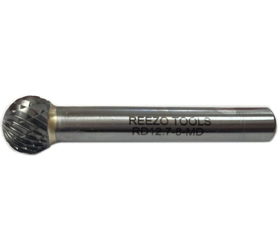 Борфреза твердосплавная форма D сферическая (12.7х8 мм) REEZO TOOLS RD12,7-8-MD 1