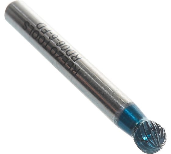 Борфреза твердосплавная форма D сферическая (6х5х6х50 мм) REEZO TOOLS RD06-6-FD 1