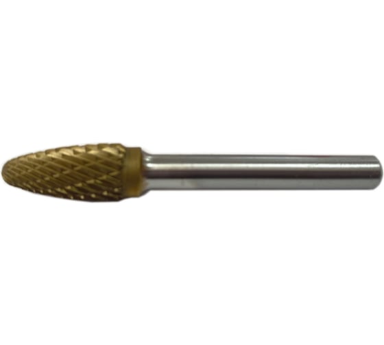 Борфреза твердосплавная форма F гиперболическая (9.5х19х6х63 мм) REEZO TOOLS RF095-6-MD-Tin 1
