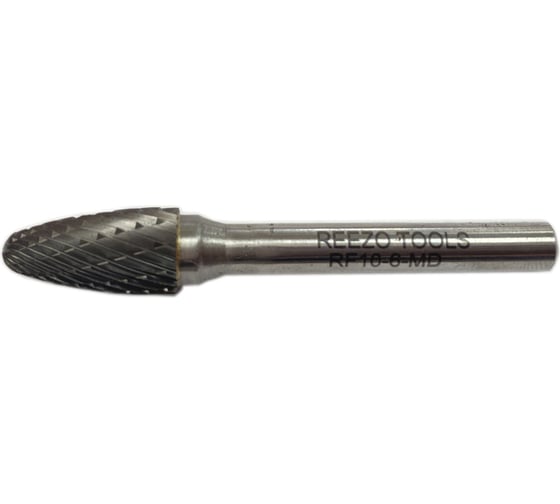 Борфреза твердосплавная форма F гиперболическая (10х19х6х63 мм) REEZO TOOLS RF10-6-MD-1 1