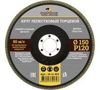 Круг лепестковый торцевой (150 мм; Р120) ЧЕГЛОК 16-11-512