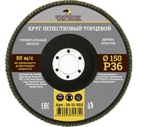 Круг лепестковый торцевой (150 мм; Р36) ЧЕГЛОК 16-11-503