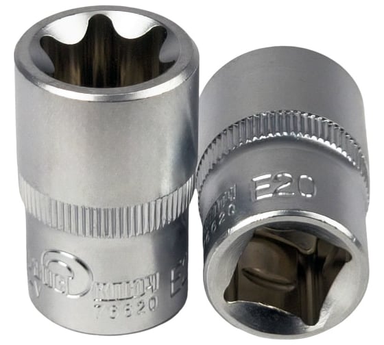 Головка торцевая TORX (Е 20; 1/2") СЕРВИС КЛЮЧ 76620
