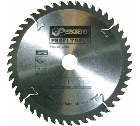 Диск пильный по дереву SUPER LINE (160х20/16 мм; 48Т) SKRAB 34130