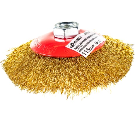 Щетка дисковая гофрированная (115 мм; М14) для УШМ SKRAB 35464