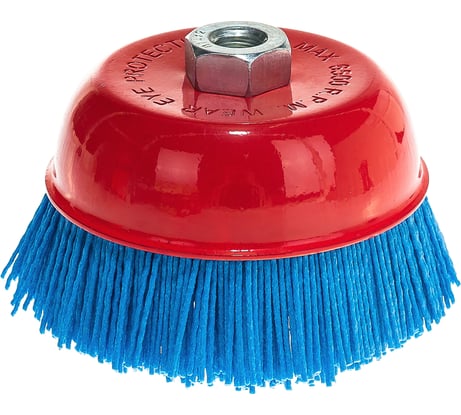 Щетка дисковая нейлоновая ZrO2 ПРОФИ (125 мм; М14) SKRAB 35488