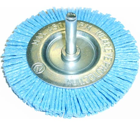 Щетка дисковая нейлоновая ZrO2 ПРОФИ (75х6 мм) для дрели SKRAB 35336