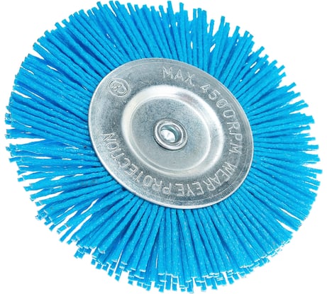 Щетка дисковая нейлоновая ZrO2 ПРОФИ (100х6 мм) для дрели SKRAB 35337