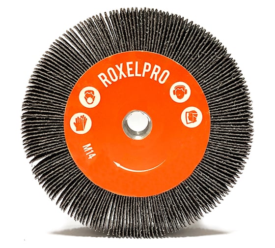 Щетка лепестковая абразивная ROXTOP (125х20 мм; Р80; M14) RoxelPro 138326 1