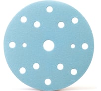 Круг шлифовальный синий на липучке ROXTOP FILM (100 шт; 150 мм; 15 отверстий; P180) RoxelPro 152210