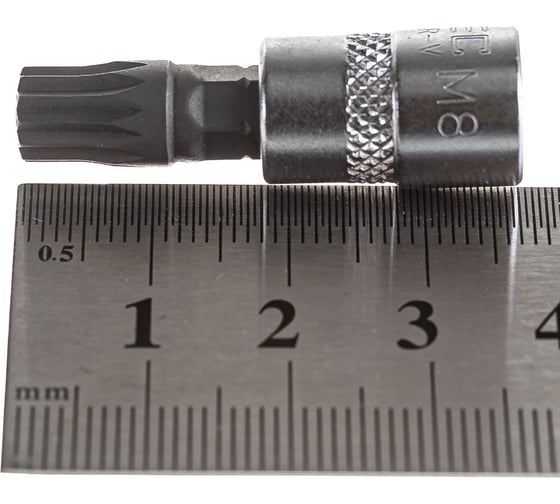 Головка торцевая со вставкой-битой XZN (M8; 1/4") HEYTEC HE-50825330383