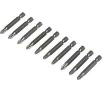 Биты намагниченные (10 шт; PH2; 50 мм; S2) ТУНДРА 1124361