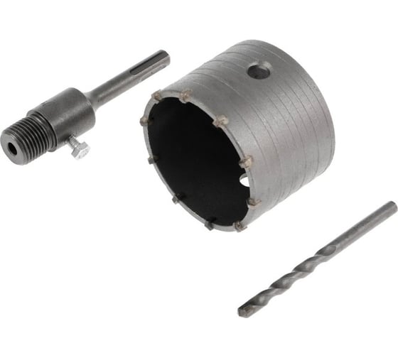 Коронка буровая в сборе (80 мм; М22; SDS-plus) TUNDRA 1032465