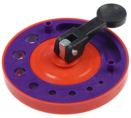 Кондуктор для точного позиционирования при сверлении (4, 5, 6, 6.5, 8, 10, 12, 13 мм) ТУНДРА 4622487