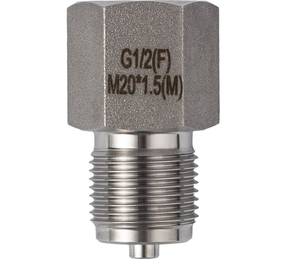 Переходник G1/2 (вну) - М20x1.5 (вне), нерж. сталь BD 1271254002