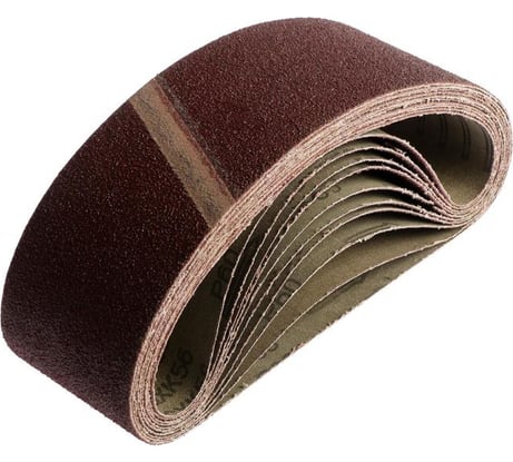 Лента абразивная бесконечная на тканевой основе (10 шт; 75х533 мм; Р60) TUNDRA 1300824