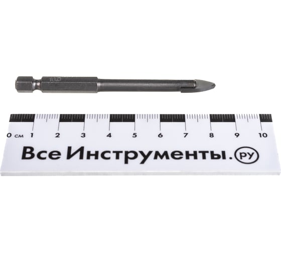 Сверло по керамике твердосплавное (10 мм; шестигранный хвостовик) ТУНДРА 1032518