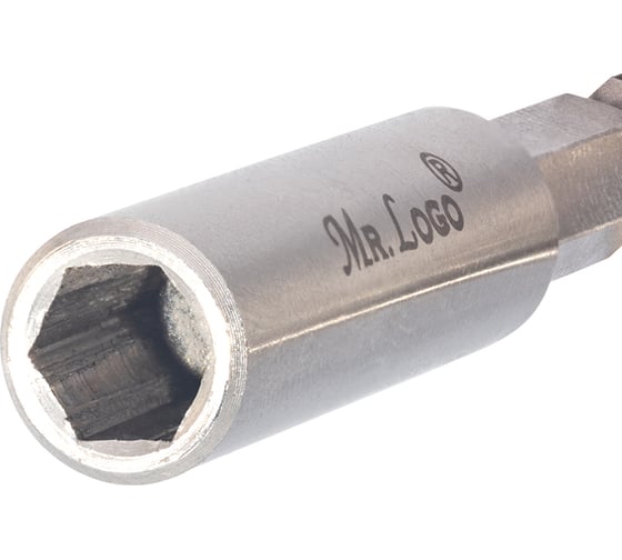 Магнитный держатель для бит 60 мм, нержавеющая сталь, 10 шт Mr.Logo BH060SM-10