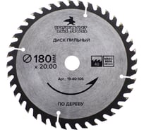 Диск пильный по дереву (180x20/16 мм; 40T) ЧЕГЛОК 19-40-106