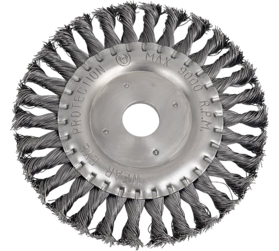 Кордщетка для УШМ (150х22 мм) радиальная витая ЧЕГЛОК 16-24-150 1