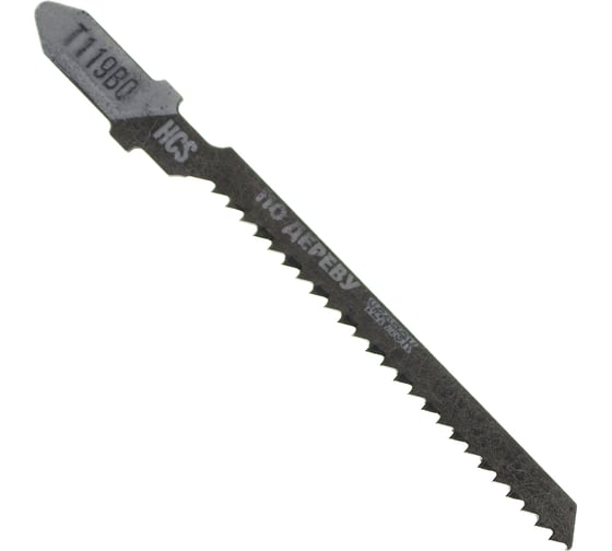 Пилка для лобзика T119BO (5 шт; HCS; 75х50 мм) по дереву ЧЕГЛОК 17-22-001