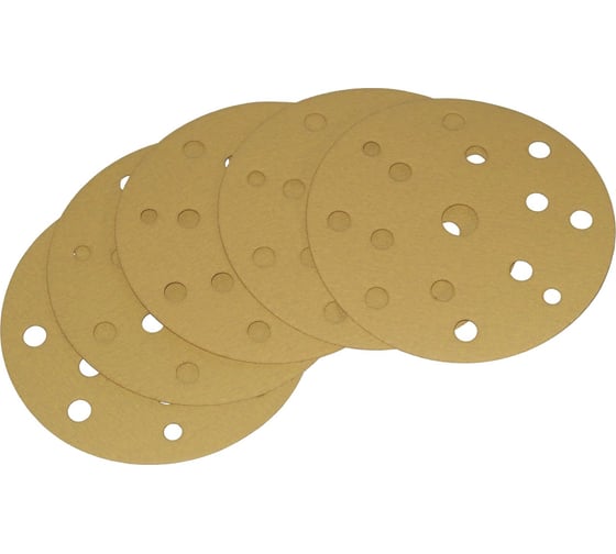 Круг абразивный 150 мм GOLD 15 отверстий, P180, 50 шт CERAMAX 1CRX0183