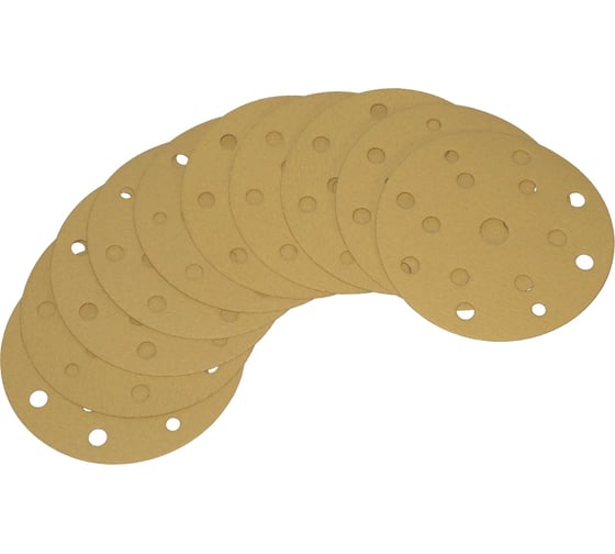 Круг абразивный 150 мм GOLD 15 отверстий, P180, 50 шт CERAMAX 1CRX0183