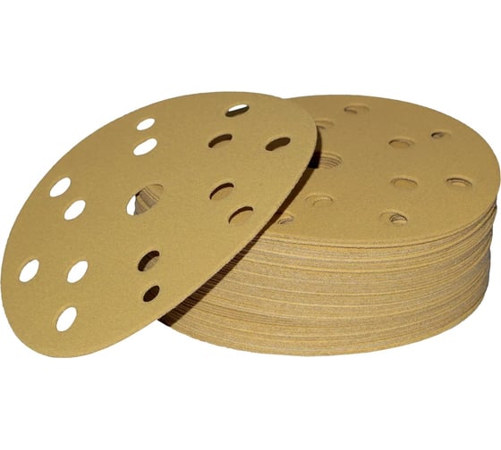 Круг абразивный 150 мм GOLD 15 отверстий, P180, 50 шт CERAMAX 1CRX0183