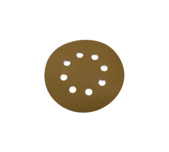 Круг абразивный 125 мм GOLD 8 отверстий, P400, 100 шт CERAMAX 1CRX0249