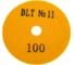 АГШК №11, для сухой шлифовки, #100, 100мм, DLT 0933 3