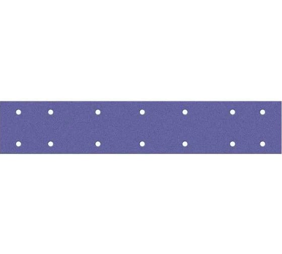Полоски шлифовальные абразивные PURPLE FILM 70х420 мм, 14 отверстий, P80, 50 шт CERAMAX 1CRX0134 1
