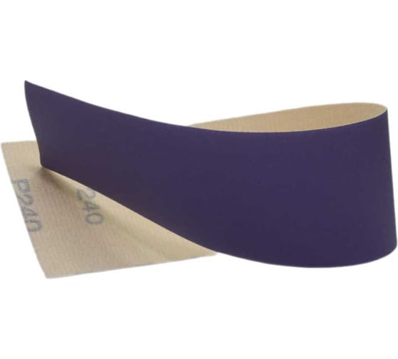 Полоски шлифовальные абразивные PURPLE FILM 70х420 мм, без отверстий, P120, 50 шт CERAMAX 1CRX0105