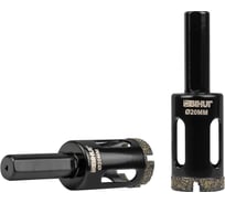 Коронка алмазная по стеклу и керамике, гальваническая, 20 мм BIHUI DBW20