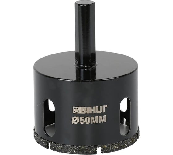 Коронка алмазная по стеклу и керамике, гальваническая, 50 мм BIHUI DBW50 1