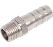 Штуцер елочка с наружной резьбой 12 мм, резьба 1/4"M, для компрессора BlackWeld 1114004