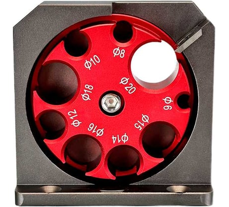 Кондуктор для скругления деталей 86x85x49 мм (D=8;9;10;12;14;15;16;18;20) Uniq tool UTJ-015